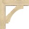 Ekena Millwork Imperial Block Rough Sawn Bracket w/ Offset Brace, Douglas Fir, 8"W x 32"D x 32"H BKT0806X32X32IMP05RDF - alternate 2